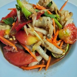 ตำตีนไก่(ปลาร้า)