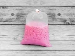 นมชมพู ใส่ถุง