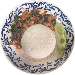 ข้าวกะเพราหมูสับ