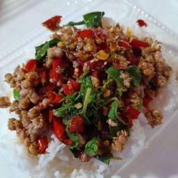 ข้าวกระเพราหมูสับ