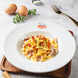 สปาเก็ตตี้คาโบนาร่าเบคอน