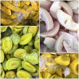 โปรโมชั่น !! ผลไม้แช่อิ่ม 4 อย่าง 90