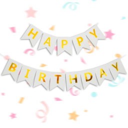 HBD ป้ายห้อย propจัดงานวันเกิด