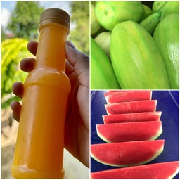 Set คู่ ผลไม้+น้ำ