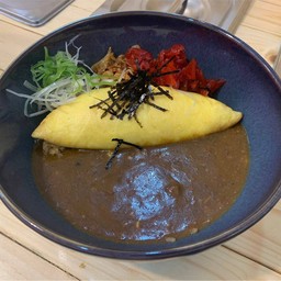 ข้าวแกงกระหรี่ไข่ออมเล็ท