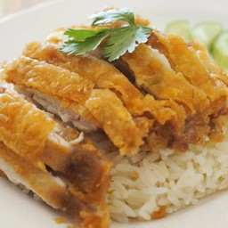 ข้าวมันไก่ทอด