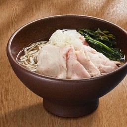 Buta Soba Hot เส้นโซบะร้อน หมูคุโรบูตะ