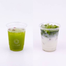 Matcha Latte (Hot-Iced) x 1 & Matcha Clear (Hot-Iced) x 1