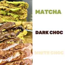 New! Chewy Cookies (Dark or White choco or Matcha)