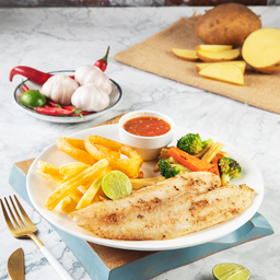 สเต็กปลาดอรี่ย่าง