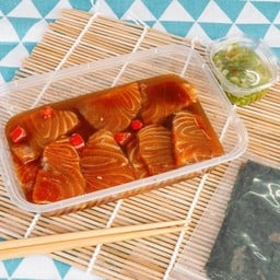 ลด 40%แซลมอนดองซีอิ้วญี่ปุ่น 200g