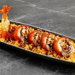 Crunchy Roll โรลกุ้งเทมปุระ ไข่ปลาโทบิโกะ