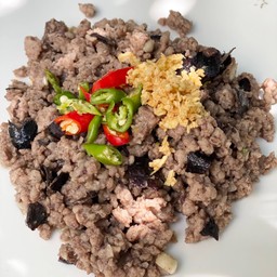 ข้าวหมูสับผัดหนำเลี๊ยบ