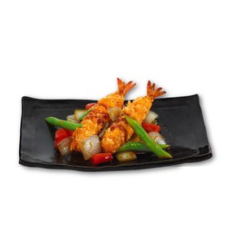กุ้งซอสสามรส