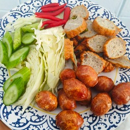 เซ๊ตคู่ดูโอ๋ (แหนมปลากราย+ใส้กรอกอีสานไม่เปรี้ยว)