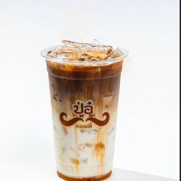 คาราเมลมัคคิอาโต้เย็น (เล็ก)