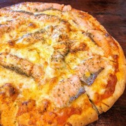 พิซซ่าแซลมอลชีสส ฮาลาล.