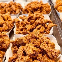 หนังไก่ อิ่มคุ้ม 2ถาด 100
