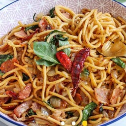 สปาเก็ตตี้พริกแห้ง