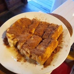 ปังปิ้ง เนย+นม+ผงไมโล