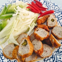 แหนมปลากรายทอด