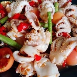 ตำเหลาหมึกสาย