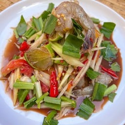 ตำปูปลาร้ากุ้งสด