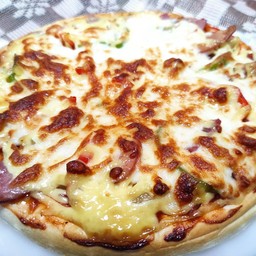 พิซซ่าโฮมเมดหน้าซุปเปอร์เดอะลุกซ์ size.L