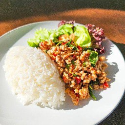 ข้าวกะเพราหมูสับ