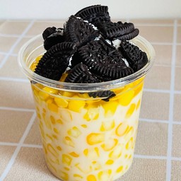 จ้าวโพดคลุกเนย + โอริโอ้