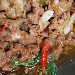 กระเพรา หมูสับ เปล่าๆ เล็ก