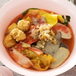 เส้นใหญ่เย็นตาโฟ  ( ธรรมดา )