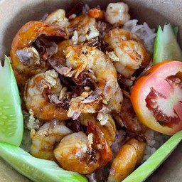 กุ้งผัดกระเทียม