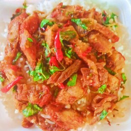 หมูกรอบไม่ผัก