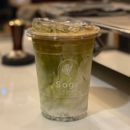 ICED MATCHA COFFEE LATTE
