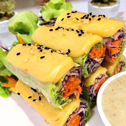 🚩กล่องที่ 2 เพียง 49 บ.  |  ⭐4.8 (180) - สลัดโรล ไข่นุ่ม 🌯 Omelette Butter Salad Roll