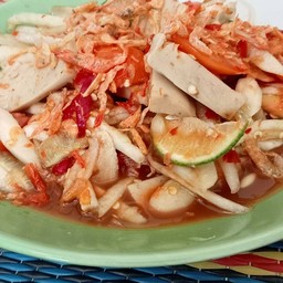 ลูกชิ้นปลาระเบิด&ซาโมซ่า ข้างโลตัส โรงเรียนสรรพ