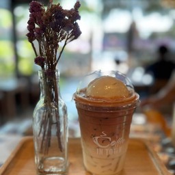 Thai tea float Ice