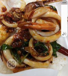 กะเพราทะเลเป็นกับข้าว