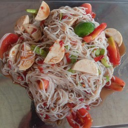 ตำซั่วขนมจีนหมูยอ