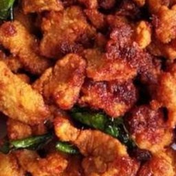 พริกแกงไก่กรอบ