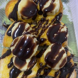 ปังปิ้งกล้วย+ช็อคโกเเลต