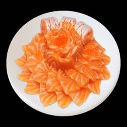 ซาซิมิแซลมอน (500 กรัม) แถมน้ำจิ้มชีฟู๊ด 1 ถ้วย