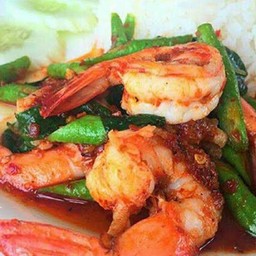 ข้าวราดพริกแกงกุ้ง