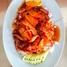 ข้าวหมูแดงจัมโบ้