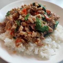 ข้าวกะเพราหมูสับ