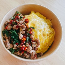 ไข่ข้นกะเพรา