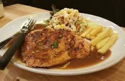 สเต็กอกไก่ โปรตีนสุง ชิ้นโต