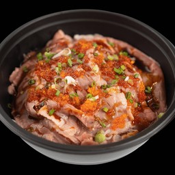 ข้าวหน้าเนื้อวากิว แถมฟรีซุปมิโซะ!!