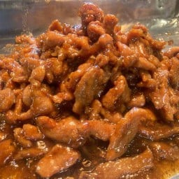 หมูทอดชาววัง วังหลังศิริราช @ตลาดต้นไทรแบริ่ง